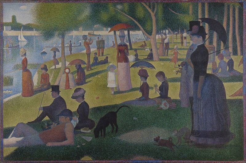 A Sunday on La Grande Jatte by Georges Seurat, 1884